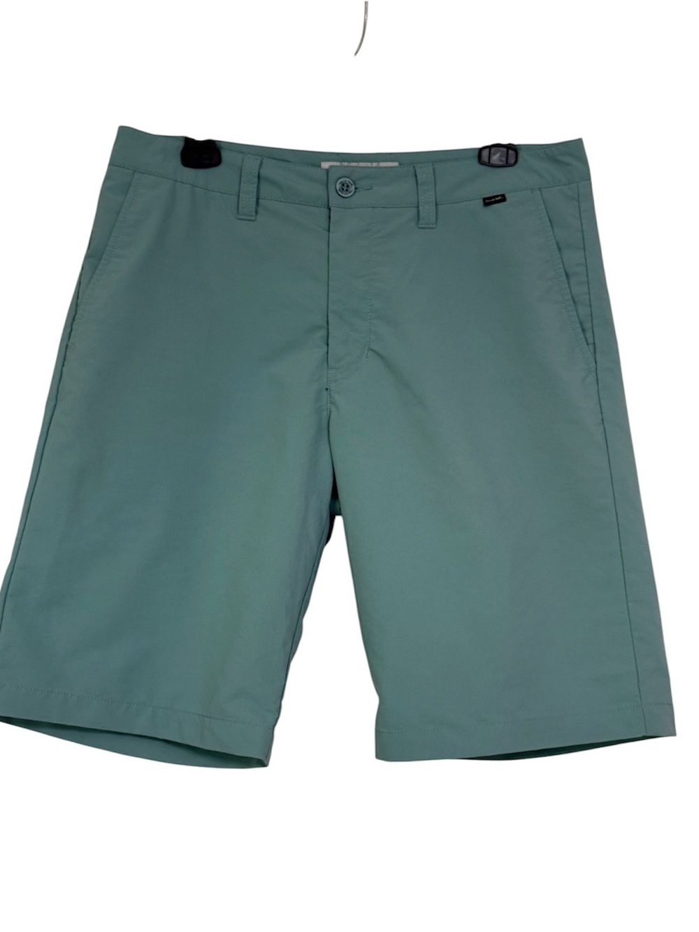 Travis Mathew Men’s Blue Teal Hybrid Golf Shorts 32 10.5” Inseam Button Zipper